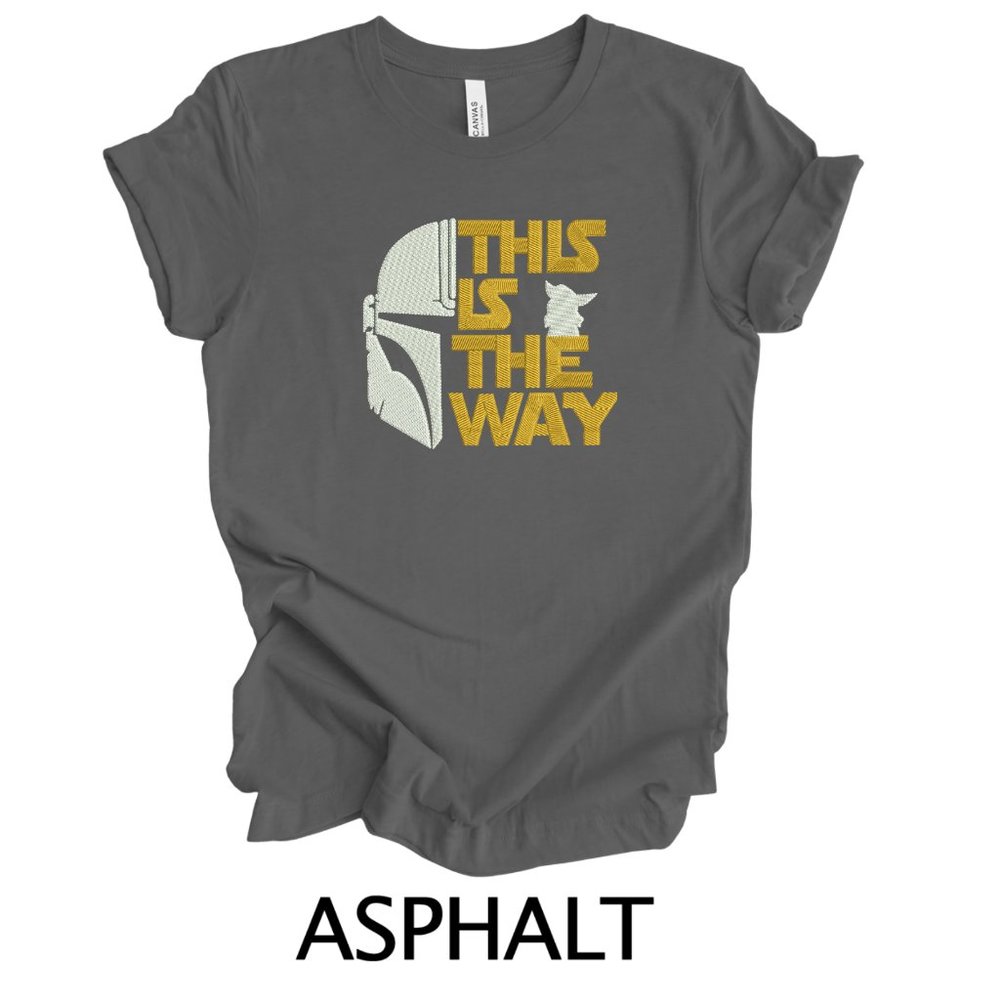This is the way embroidered  Star wars inspired choose color and size